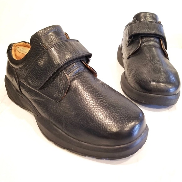 Dr. Comfort Will X-Depth Mens Therapeutic Monk Strap Casual Shoes Black Leather main image 8